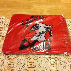 Spotted Dog mouse pad, new in plastic